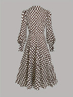 Zara Lizzy | Vintage Rhombus Print Dress