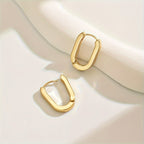 Geometric Gold | Hoop Earrings