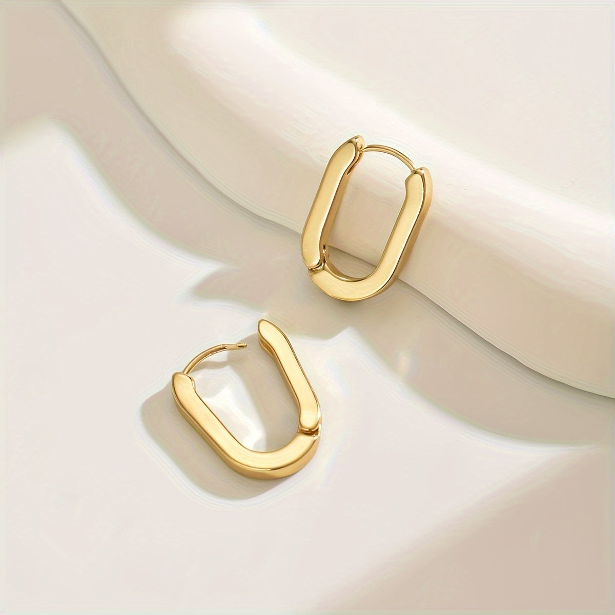 Geometric Gold | Hoop Earrings