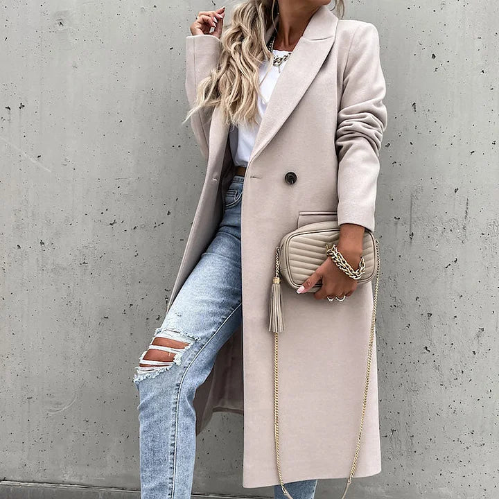 Evelyn | Lapel Winter Coat from KIM London