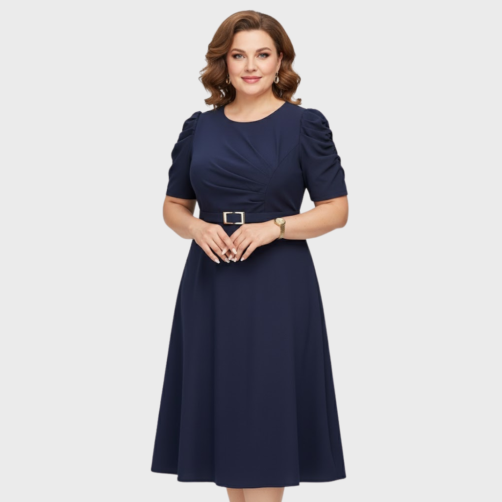 Harriet Bloom | Soft-Touch Ruched Midi Dress
