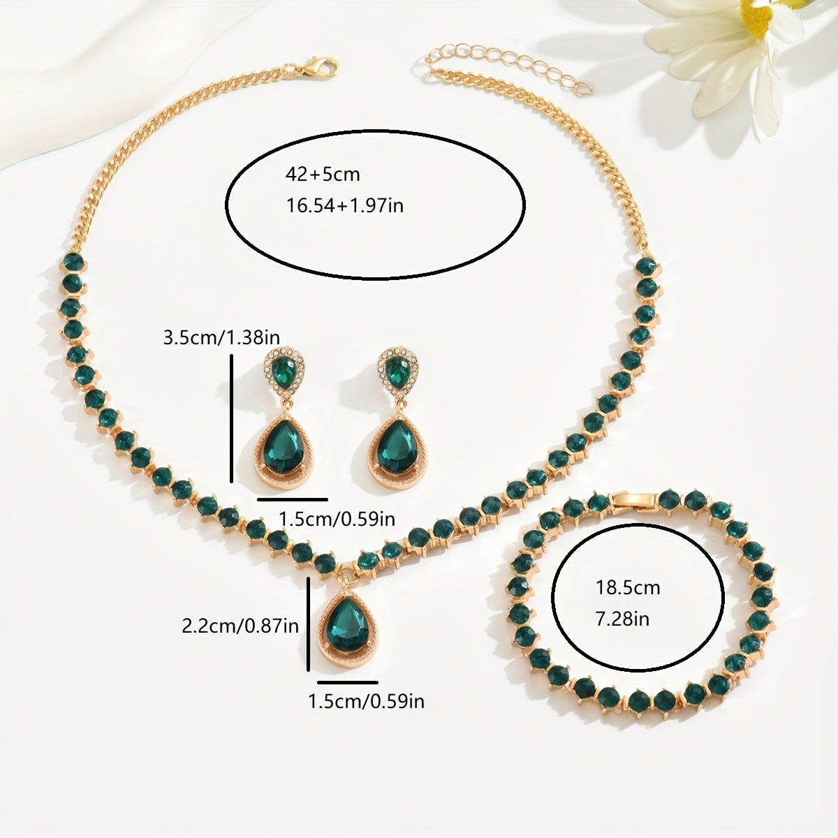 Geometric Crystal | Jewellery Set