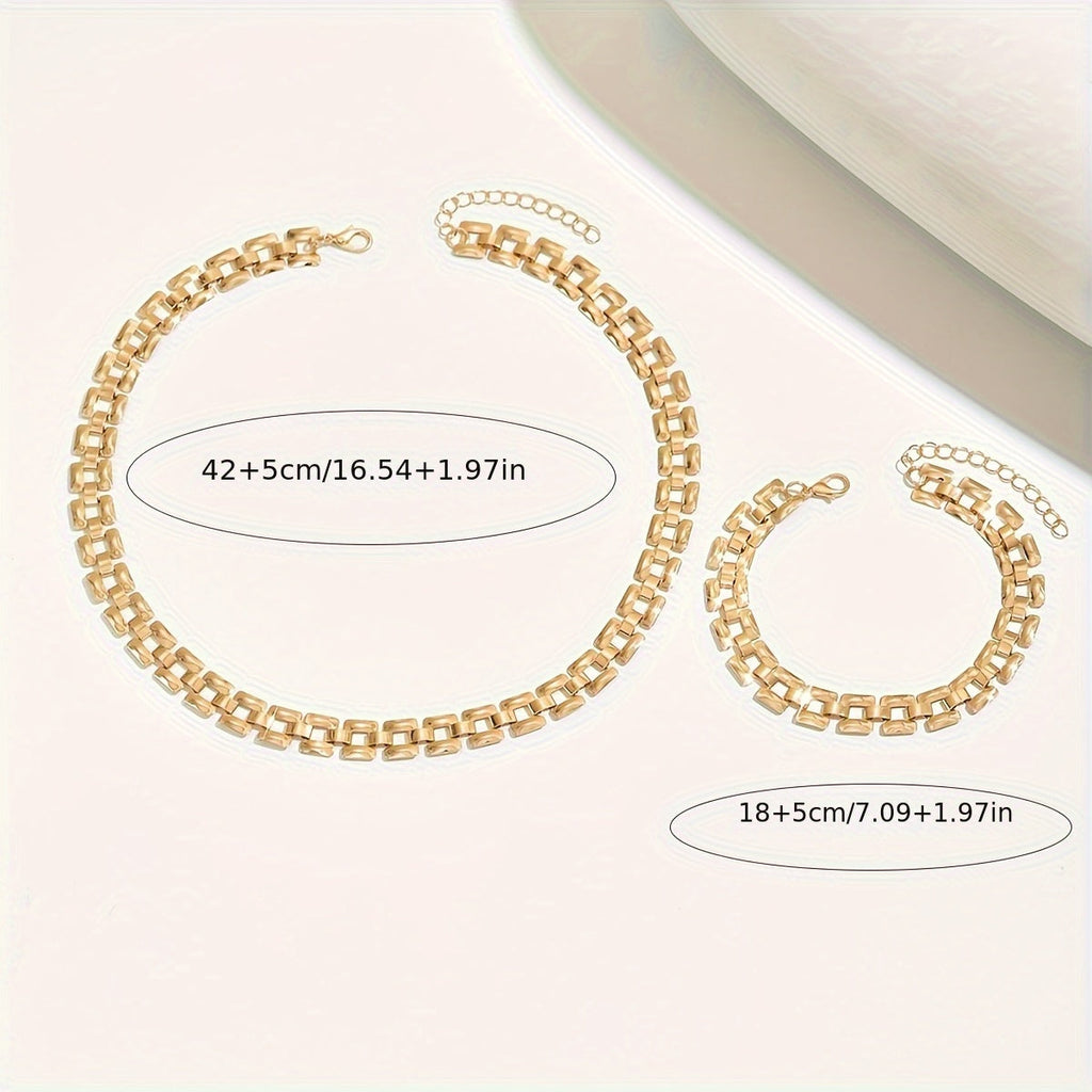 Polished Metal | Necklace Set