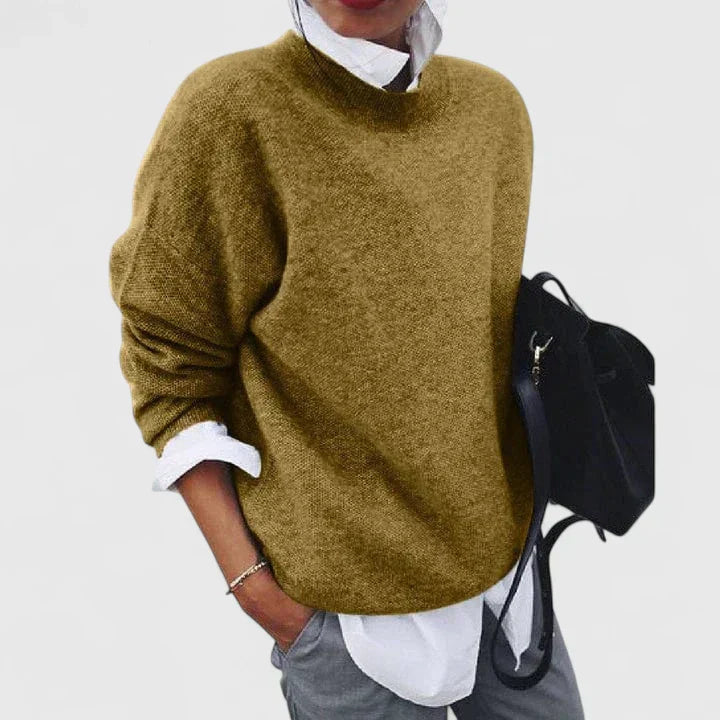 Lorna Winterberry | Snowy Elegance Sweater