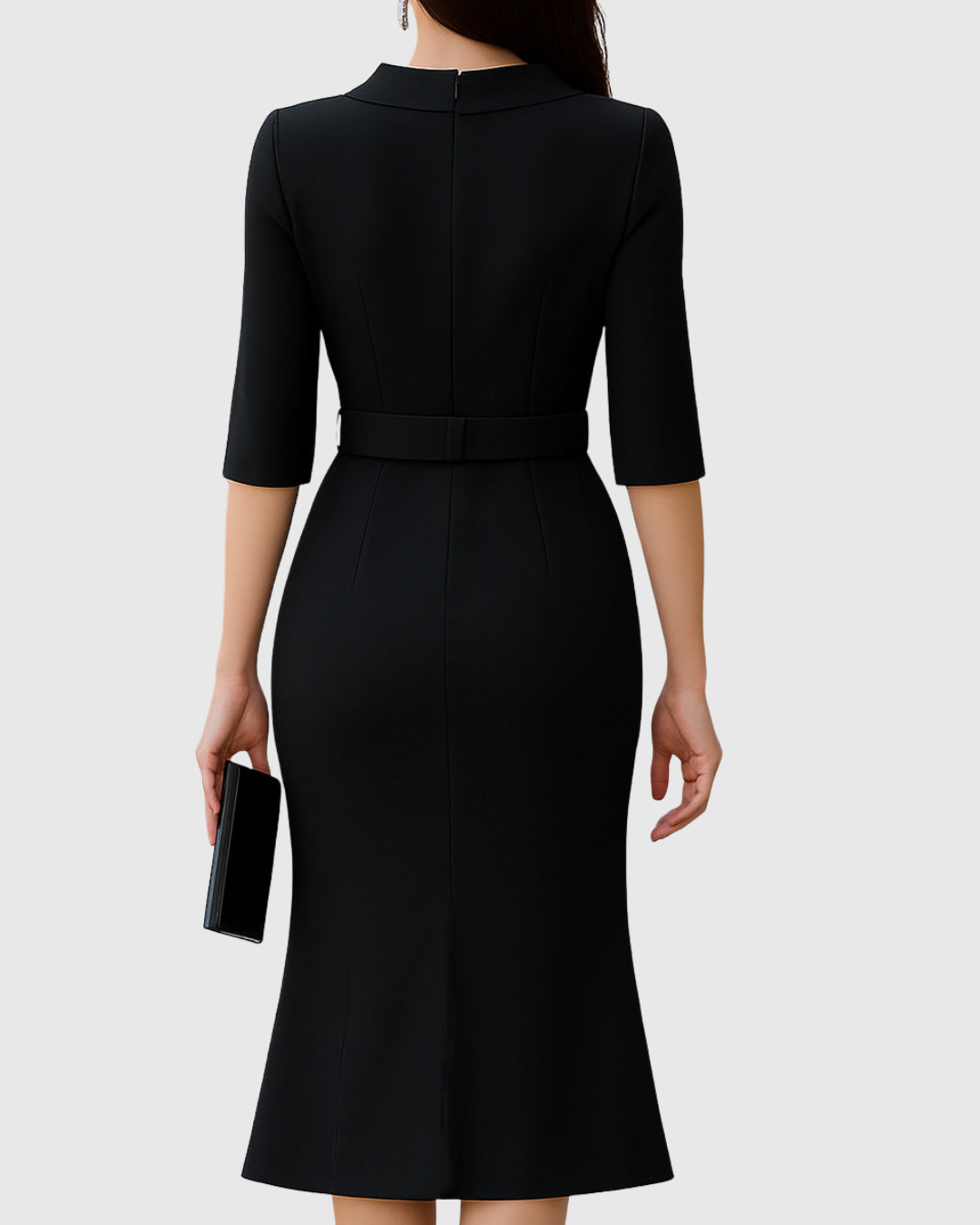 Blythewyn | Black Midi Dress