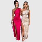 Araluen | Drape Satin Evening Gown