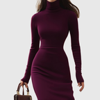 Iesla | High Neck Tight-Fashion Dress