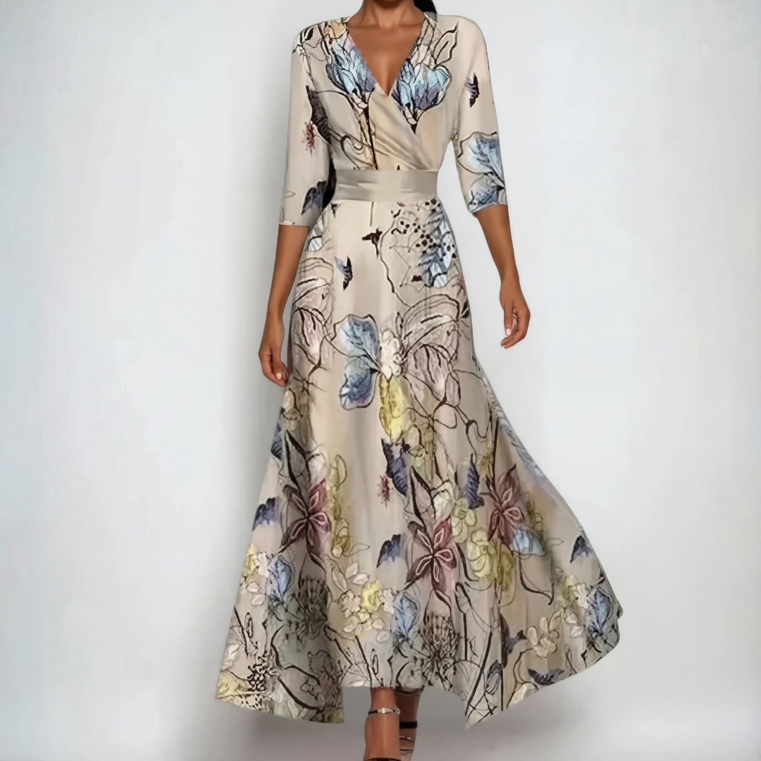 Mallory | Elegant Floral Dress
