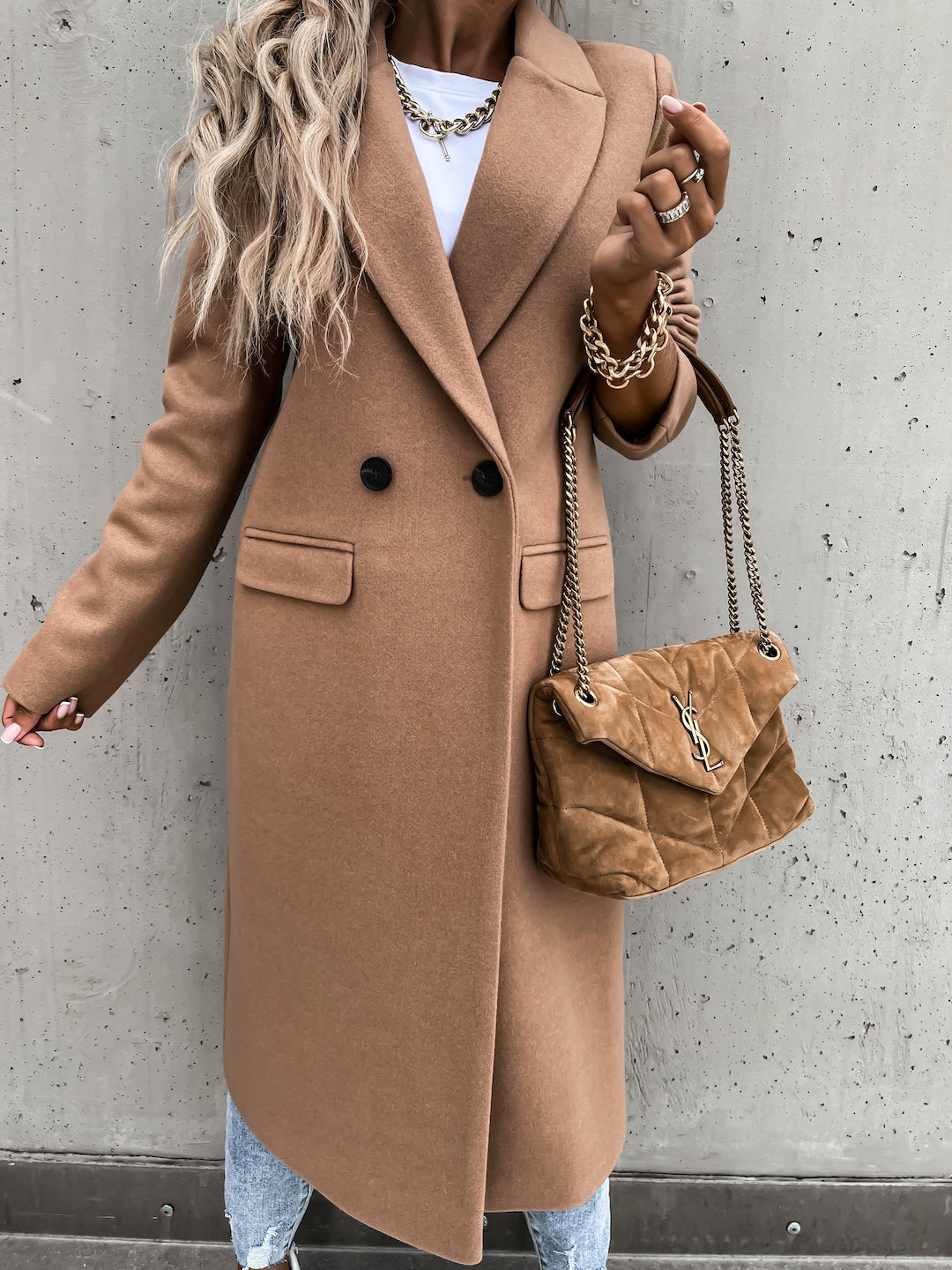Evelyn | Lapel Winter Coat