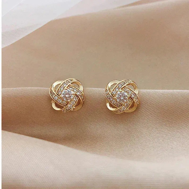 Floral Spiral Gold | Earrings