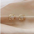 Floral Spiral Gold | Earrings