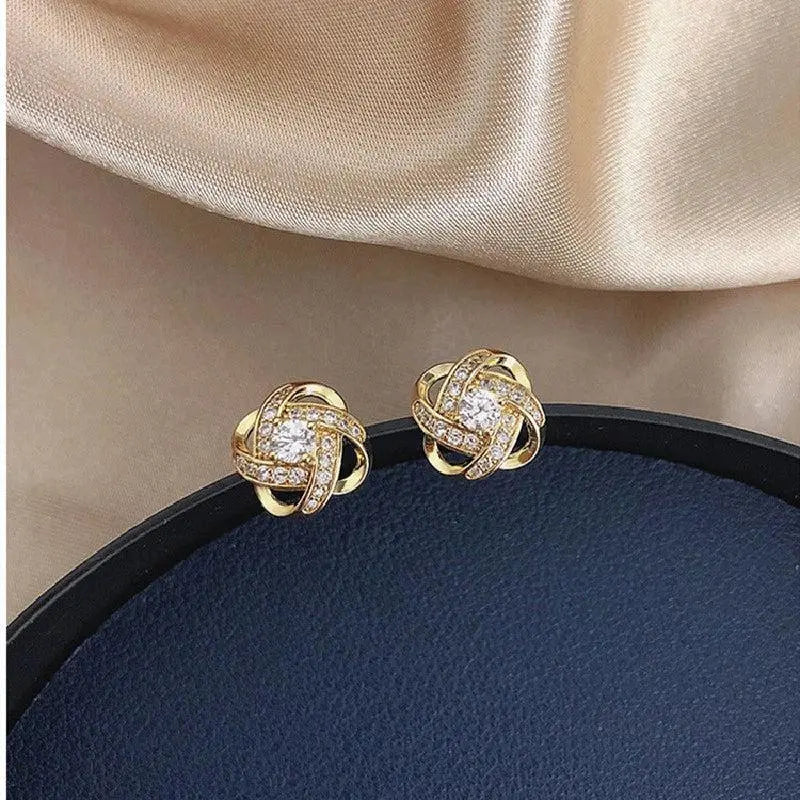 Floral Spiral Gold | Earrings