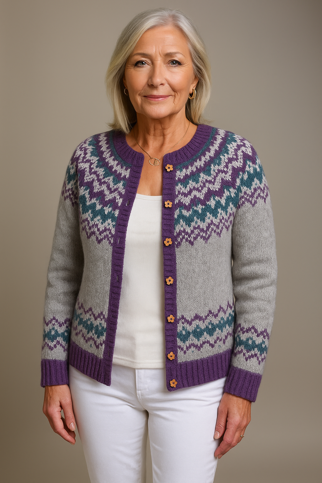 Naomi | Vintage Icelandic Cardigan