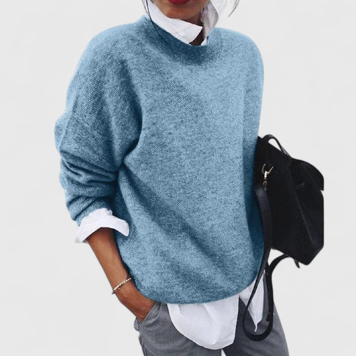 Lorna Winterberry | Snowy Elegance Sweater
