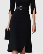 Blythewyn | Black Midi Dress
