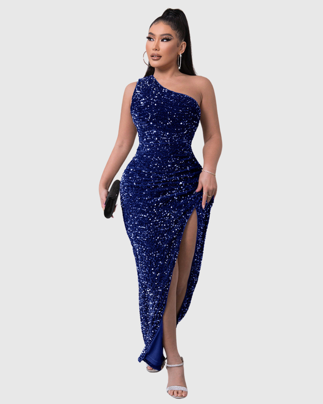 Lillian | Elegant One-Shoulder Evening Dress
