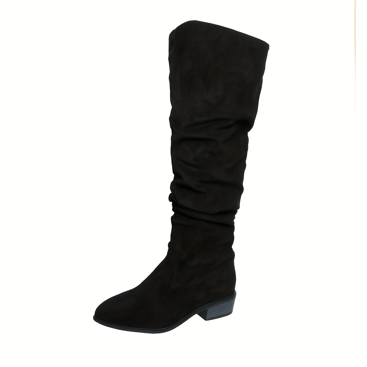 Ione | Fashionable Over-the-Knee Boots with Stacked Heel