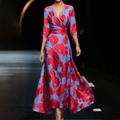 Vivian | Elegant Print Dress