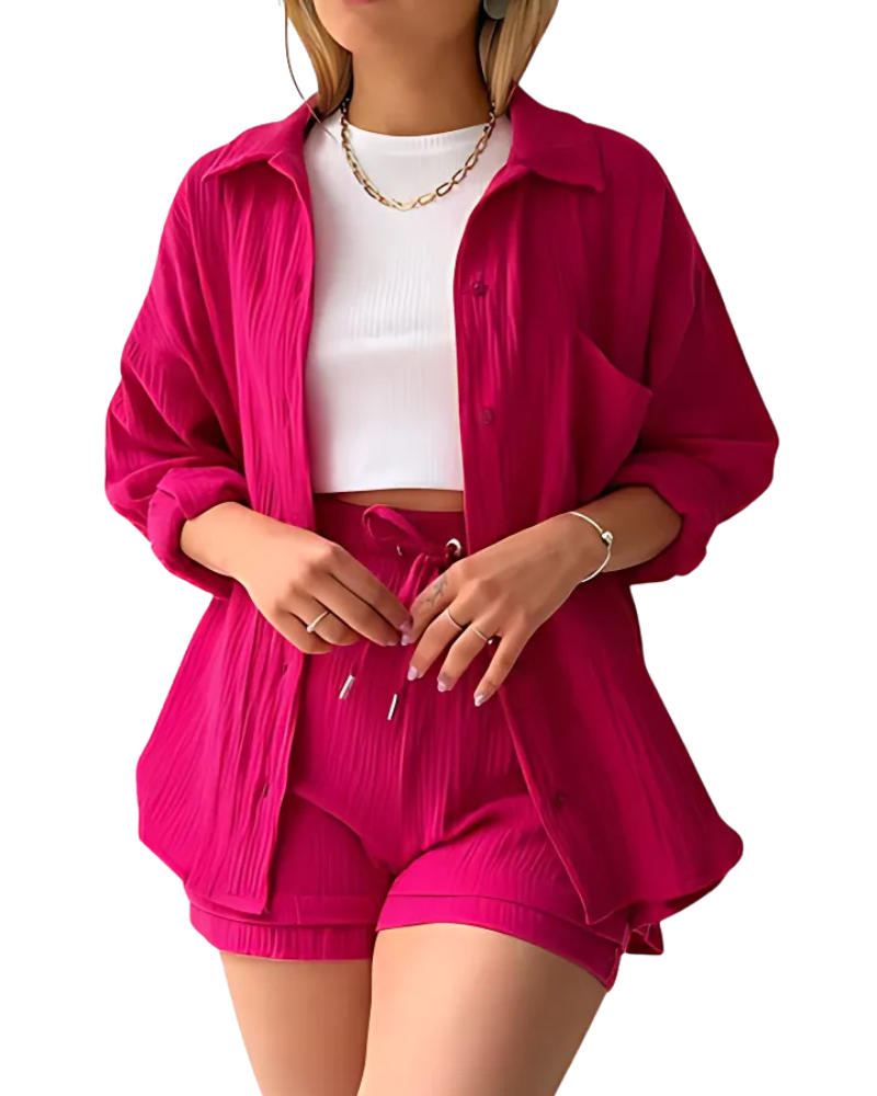 Phoebe | Cotton Shorts Set