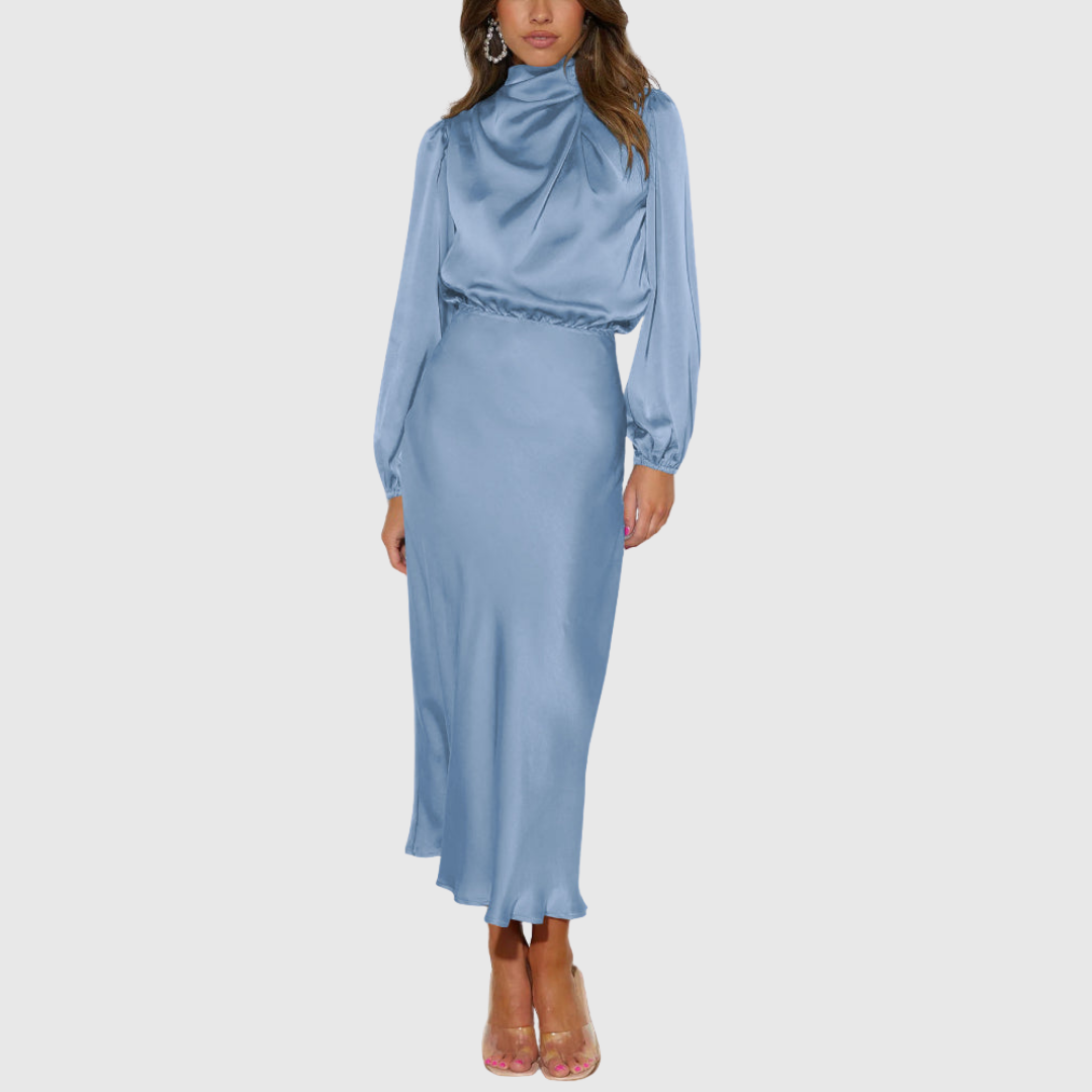 Maristella | Satin Maxi Dress