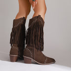Marigold | Tassel-Studded Boots for Spring and Autumn