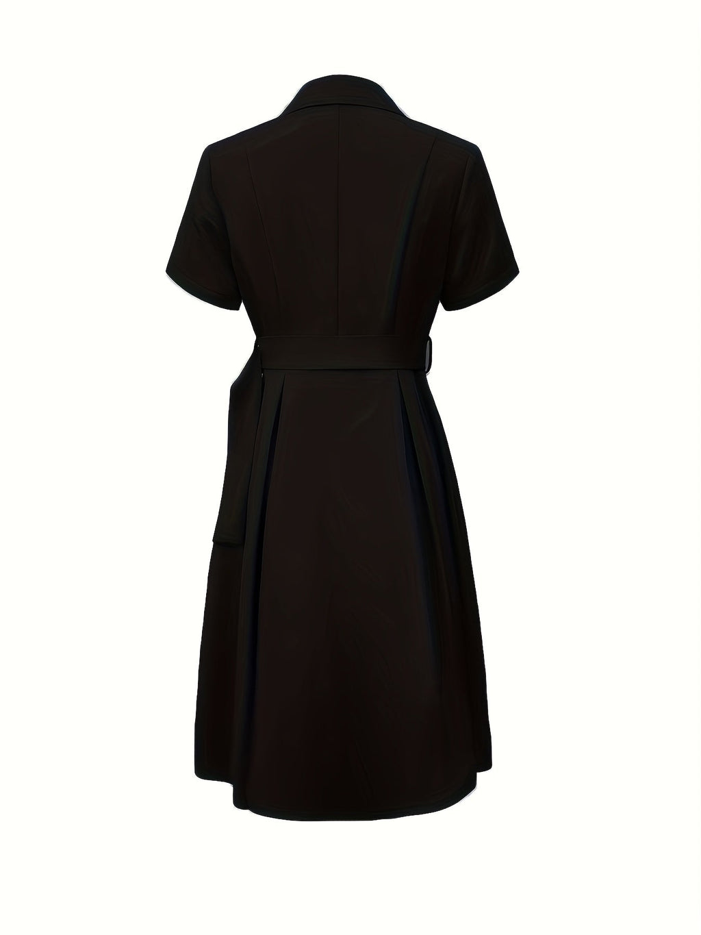 Celina Bloom | Elegant Black A-Line Dress