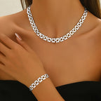 Square Buckle | Necklace & Bracelet Set