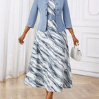 Amelie Lane | Printed Belted Two-Piece Set