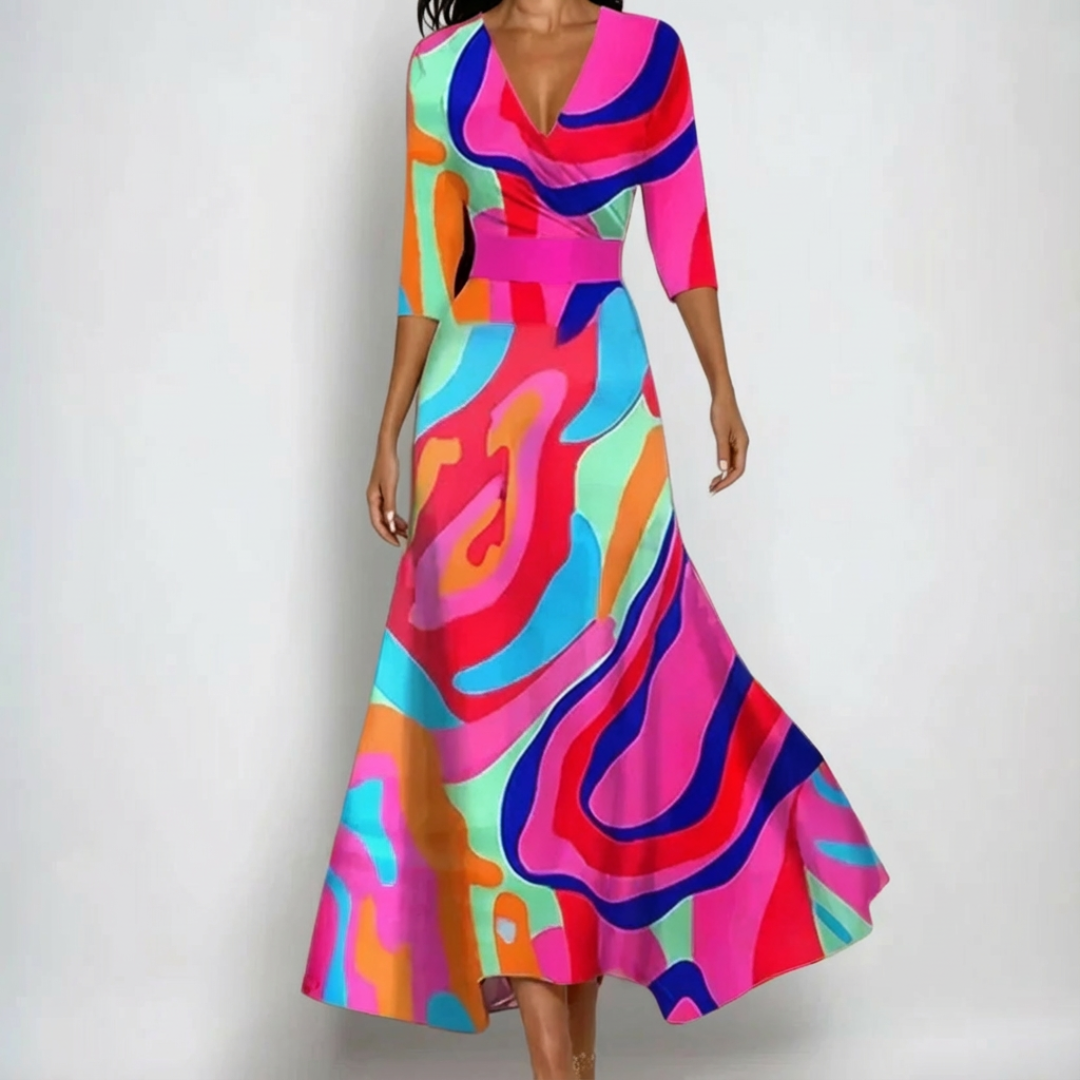 Mallory | Elegant Floral Dress