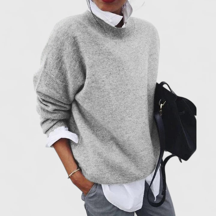 Lorna Winterberry | Snowy Elegance Sweater