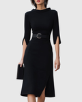Blythewyn | Black Midi Dress