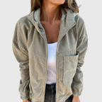 Elviana | Hooded Zip Jacket