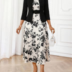 Amelie Lane | Printed Belted Two-Piece Set
