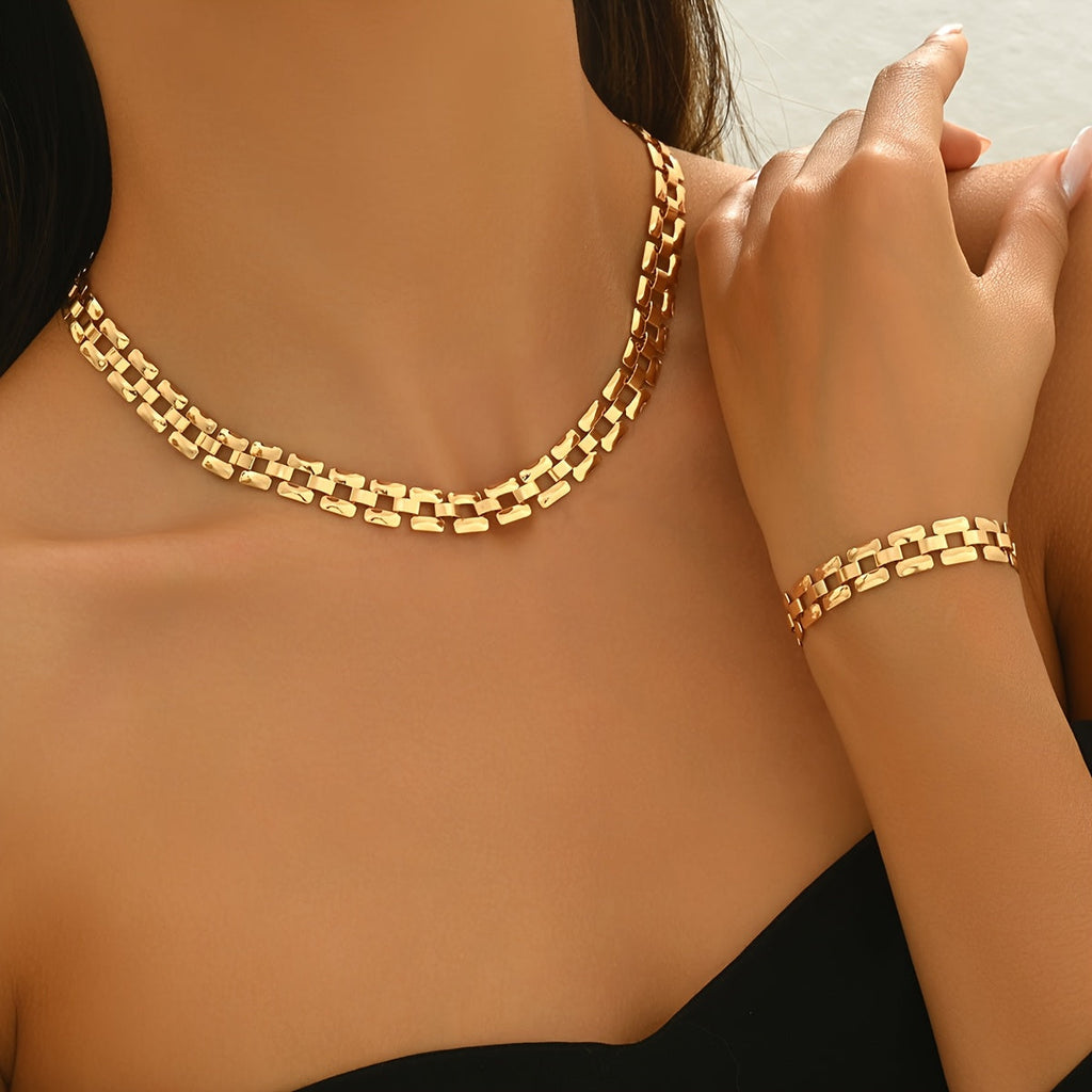 Polished Metal | Necklace Set