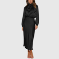 Maristella | Satin Maxi Dress