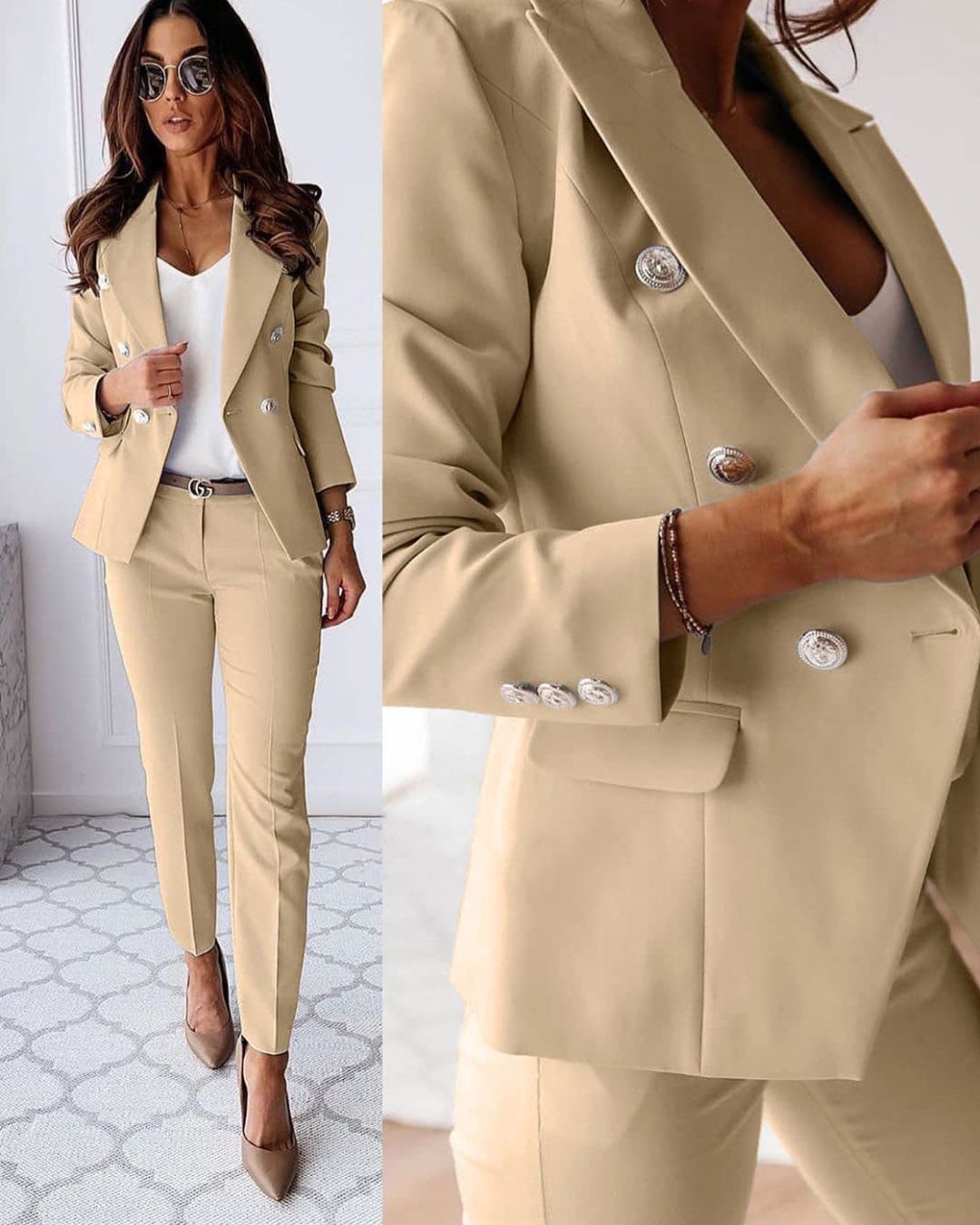 Ismay | Polished Double-Breasted Suit
