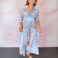Marga | Elegant Summer Dress With V-Neck