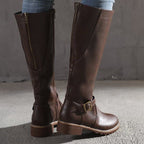 Georgina | Buckle Knee-High Boots