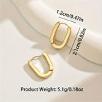 Geometric Gold | Hoop Earrings