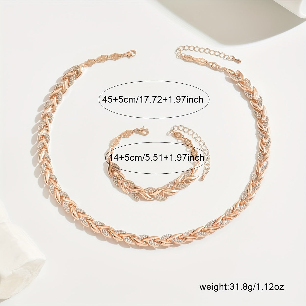 Rhinestone Fishtail | Jewellery Set