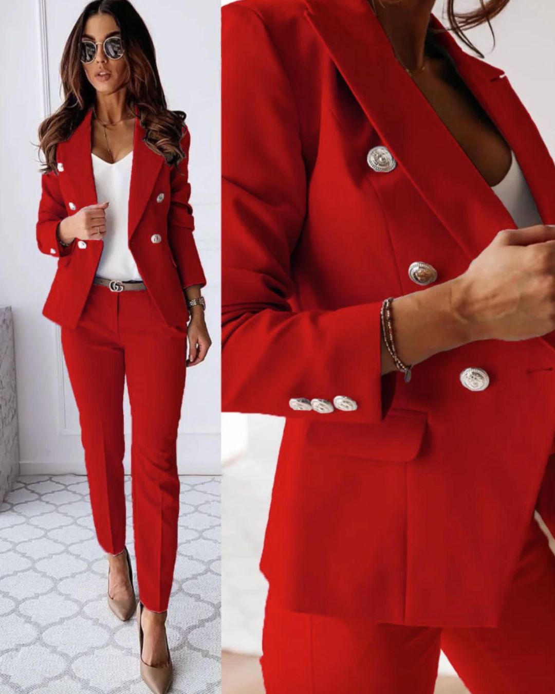 Ismay | Polished Double-Breasted Suit