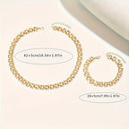 Square Buckle | Necklace & Bracelet Set