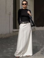 Katharine | H-Line Sleek Midi Skirt