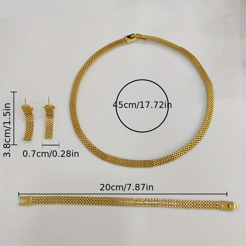 Heart | Necklace, Bracelet & Earrings Set