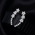 Floral Rhinestone Gold | Earrings