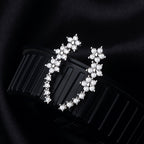Floral Rhinestone Gold | Earrings