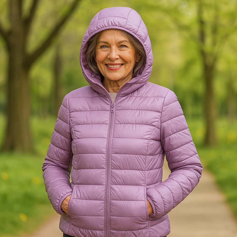Metta Transitional Padded Jacket | Lilac