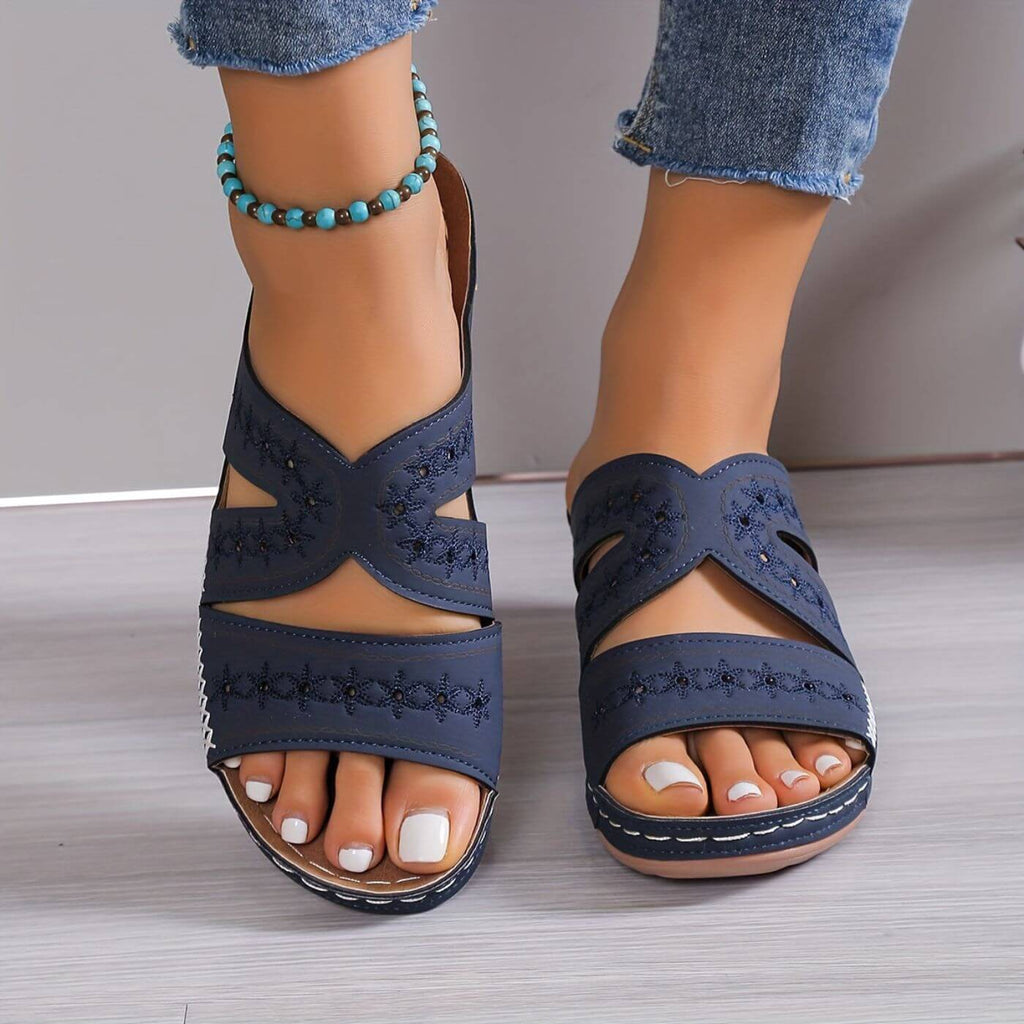 Soleva non-slip comfort sandals in KIM London warm-weather styling