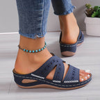 Soleva non-slip comfort sandals in KIM London warm-weather styling