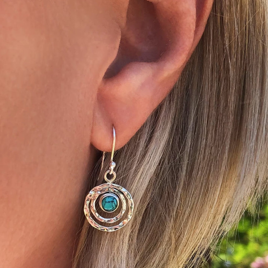 Gold Saturn | Earrings